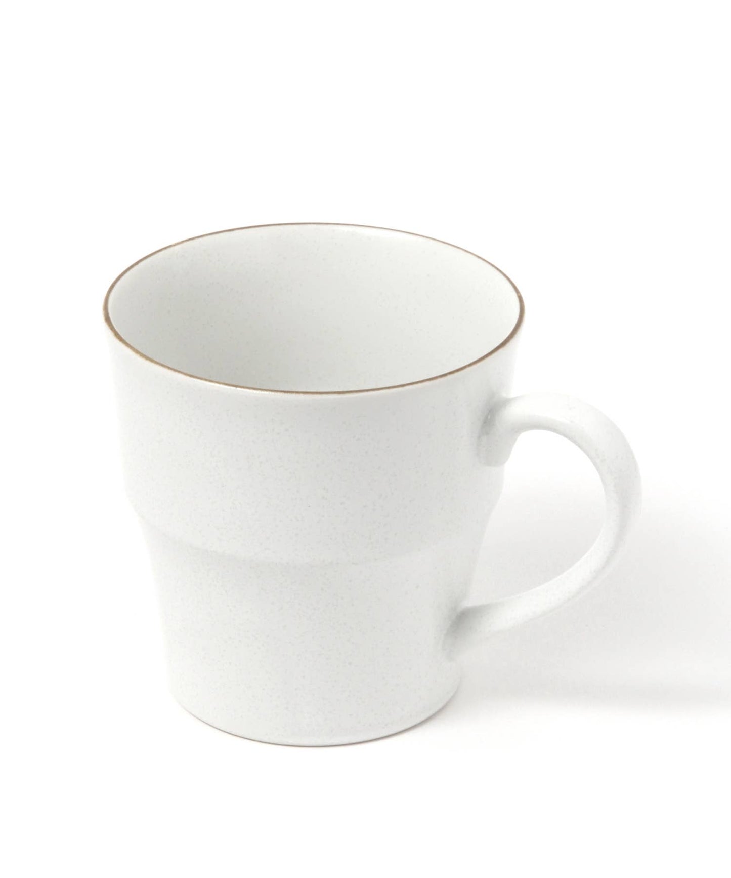 Mino Ware Colored Rim Mug White
