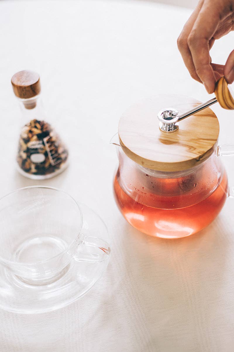 "Teaor" Tea Maker Olive Wood
