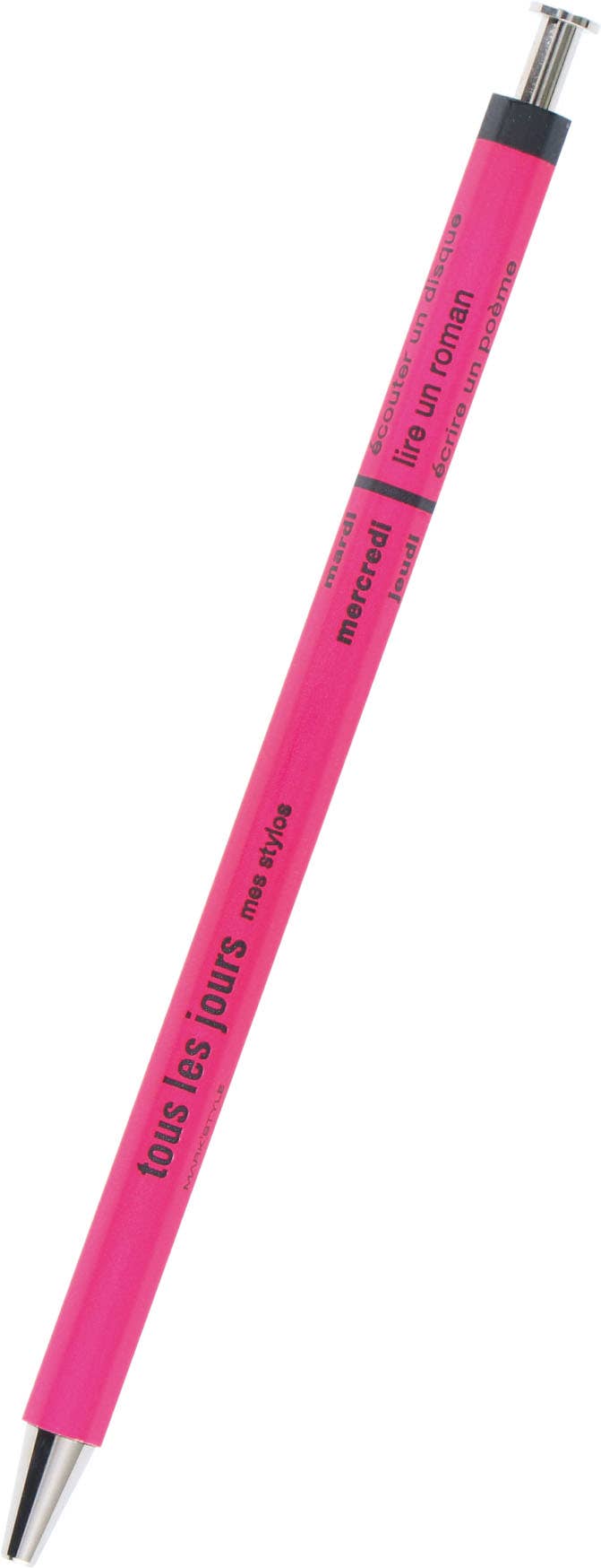 MARK'STYLE Japanese Wooden Ballpoint Pen 0.5mm