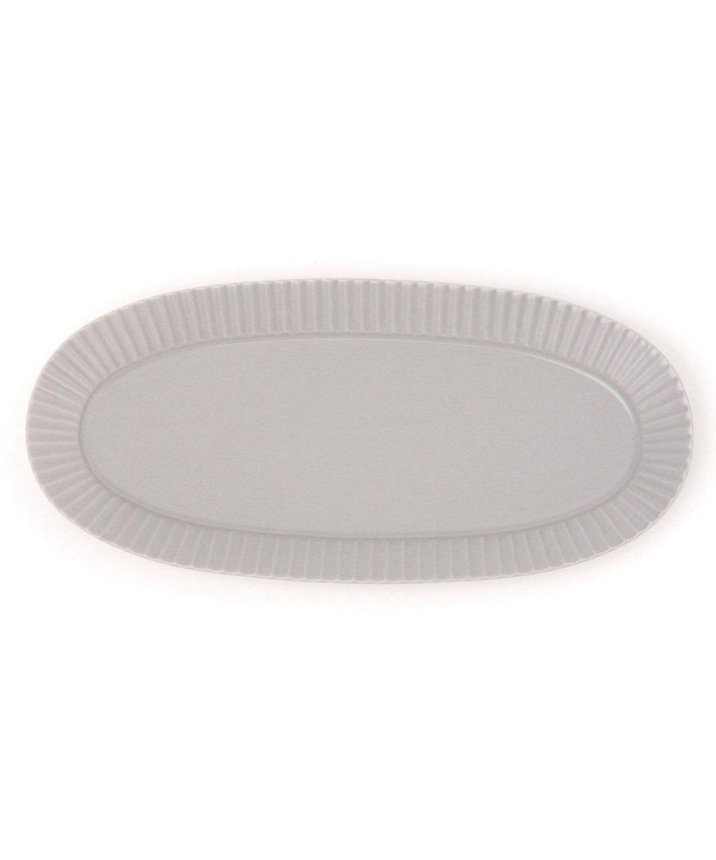 Kachosen Oval Platter With Folding-Fan Pattern Large