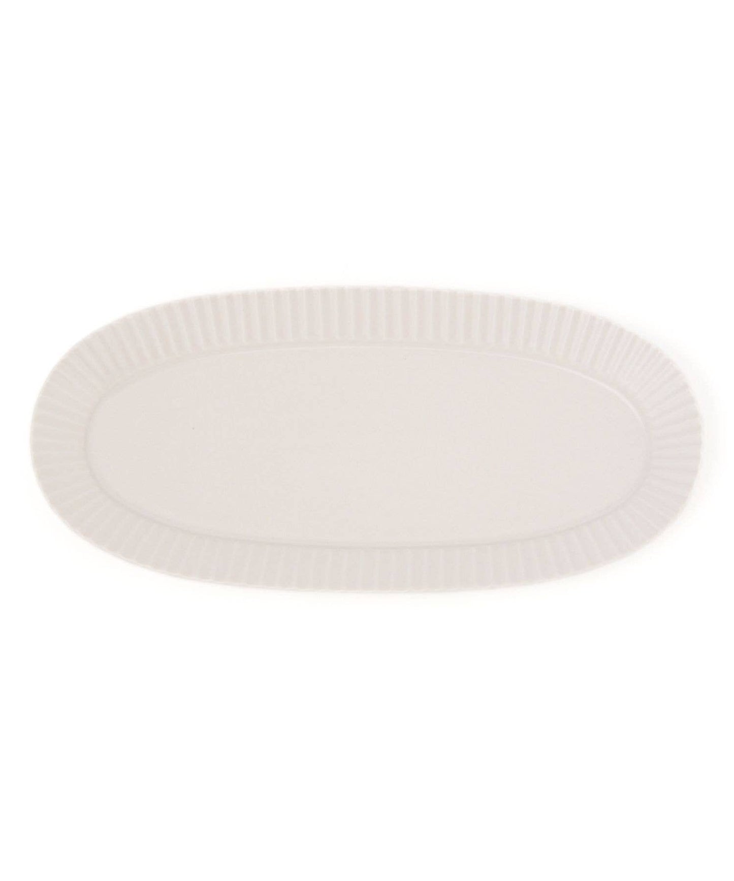 Kachosen Oval Platter With Folding-Fan Pattern Large