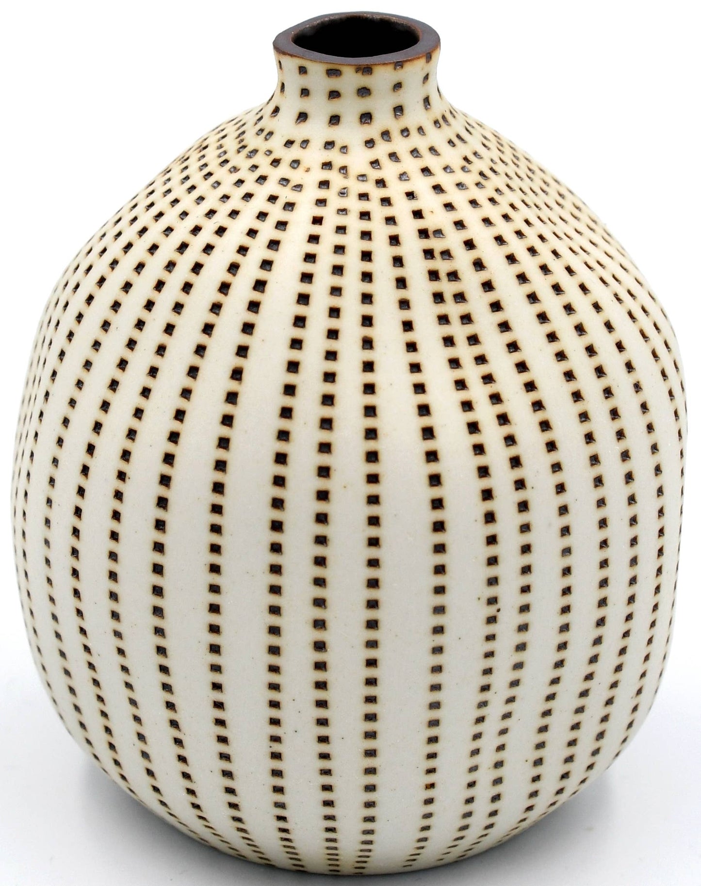 Gugu Sag Minimalist Striped Porcelain Vase (1415W23)