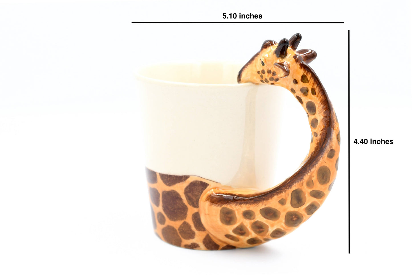 Gentle Giraffe – Hand-Painted Ceramic Mug