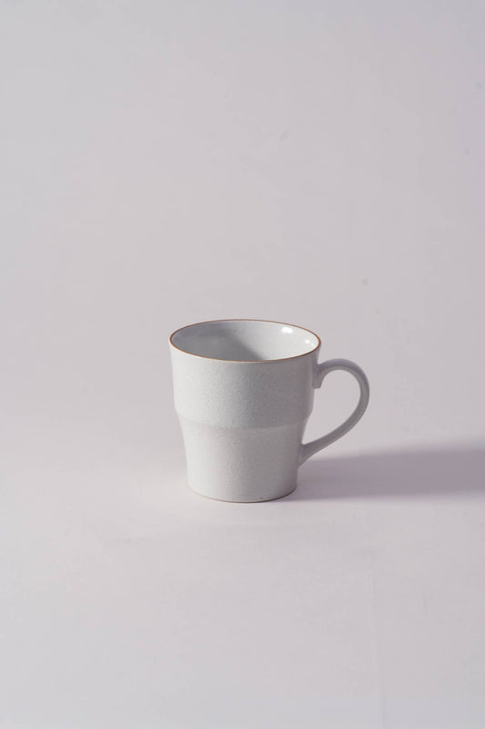 Mino Ware Colored Rim Mug White