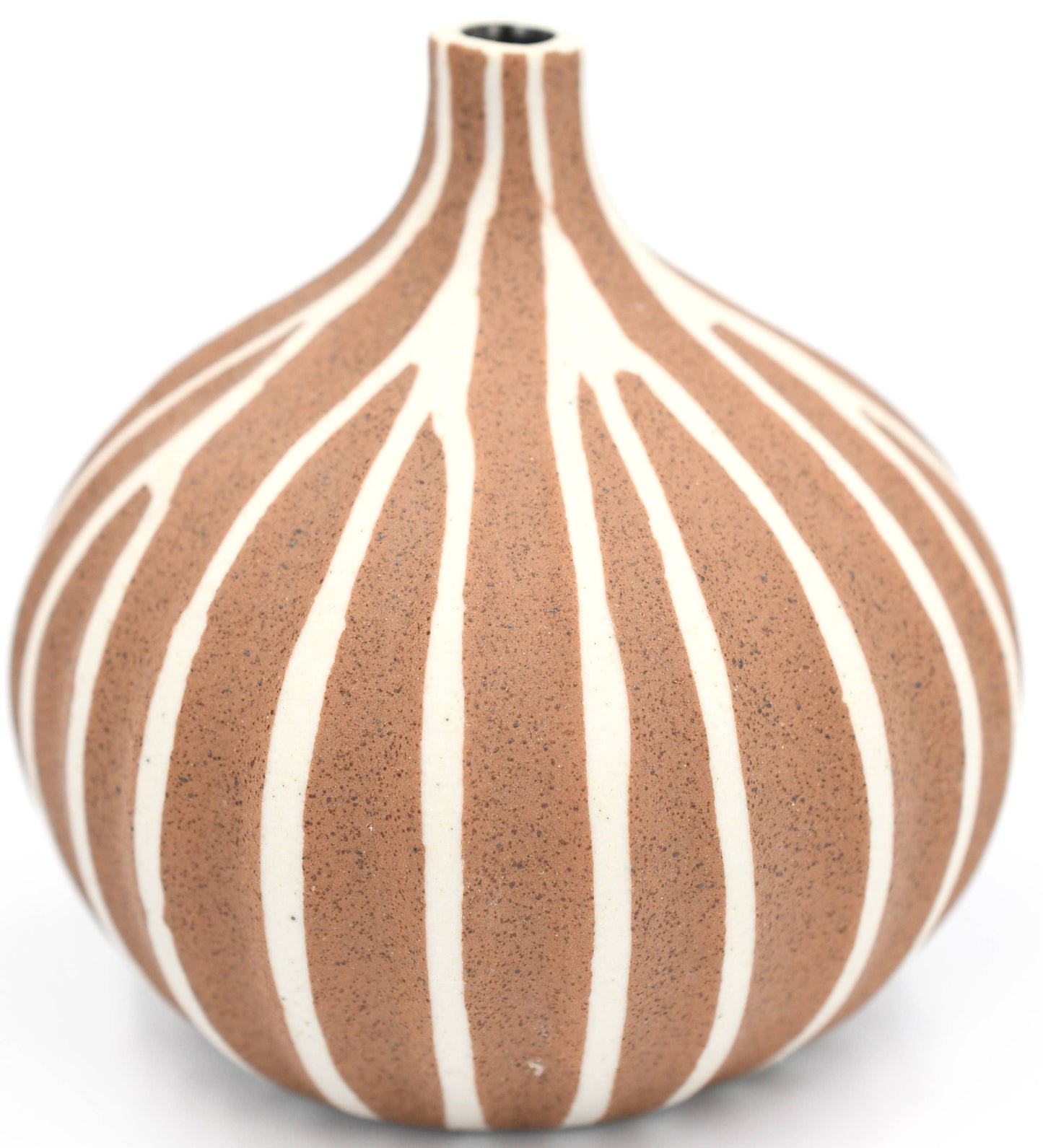 Congo Tiny S-Handcrafted Porcelain Bud Vase (192TERRA)