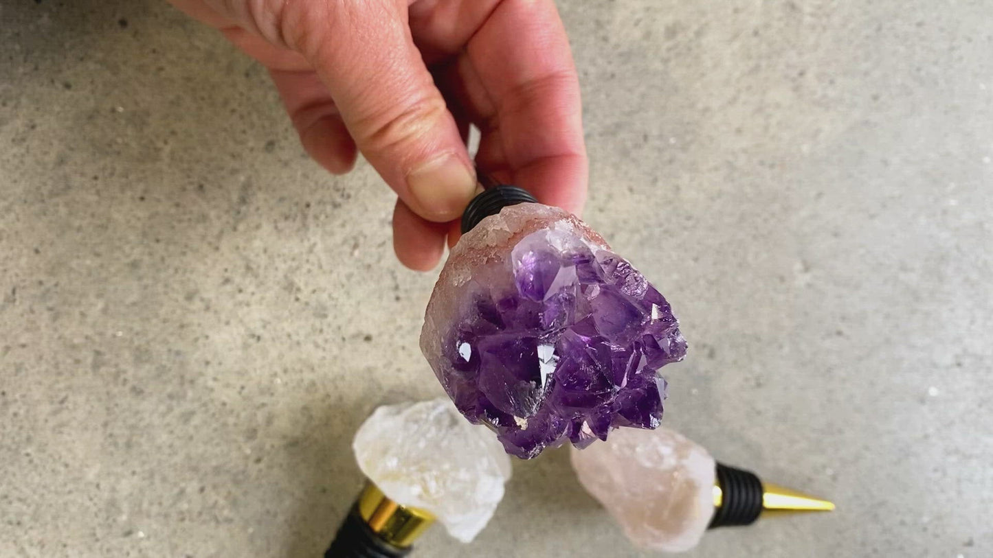 Beauty of Nature Stone Wine Stopper