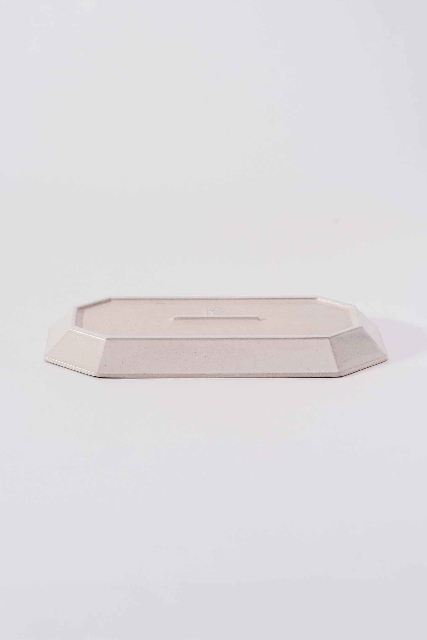 MINO WARE OCTAGON OVAL PLATE LARGE