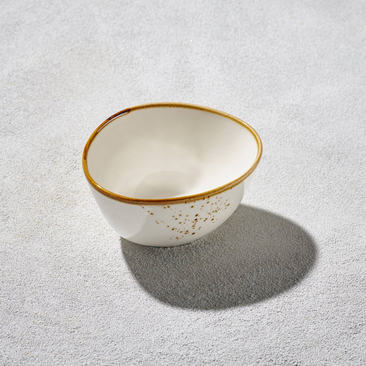 Terra 4.75 inch Oval Bowl Dap-White