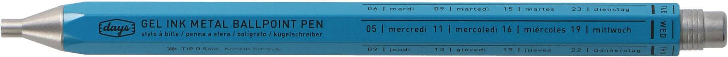 MARK'STYLE Days Aluminum Gel Pen 0.5mm