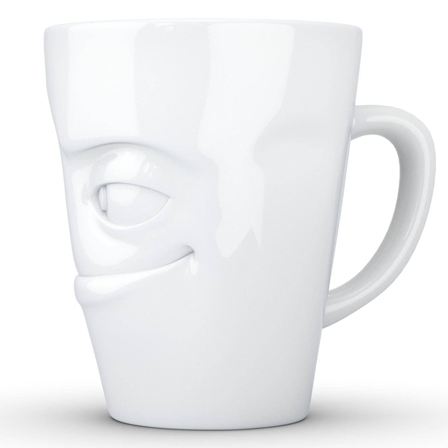TASSEN Coffee Mug with Handle, Impish Face