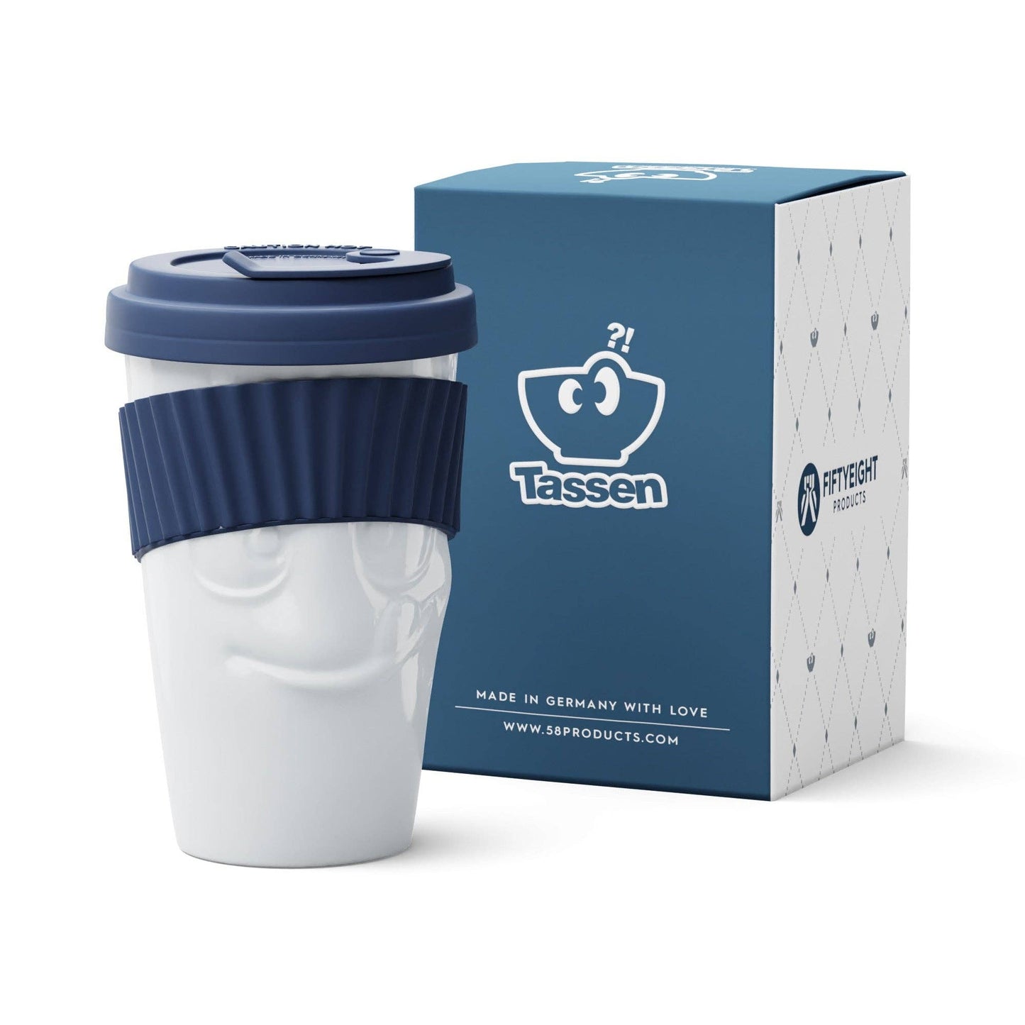 TASSEN Mug To Go Tasty – Navy Blue