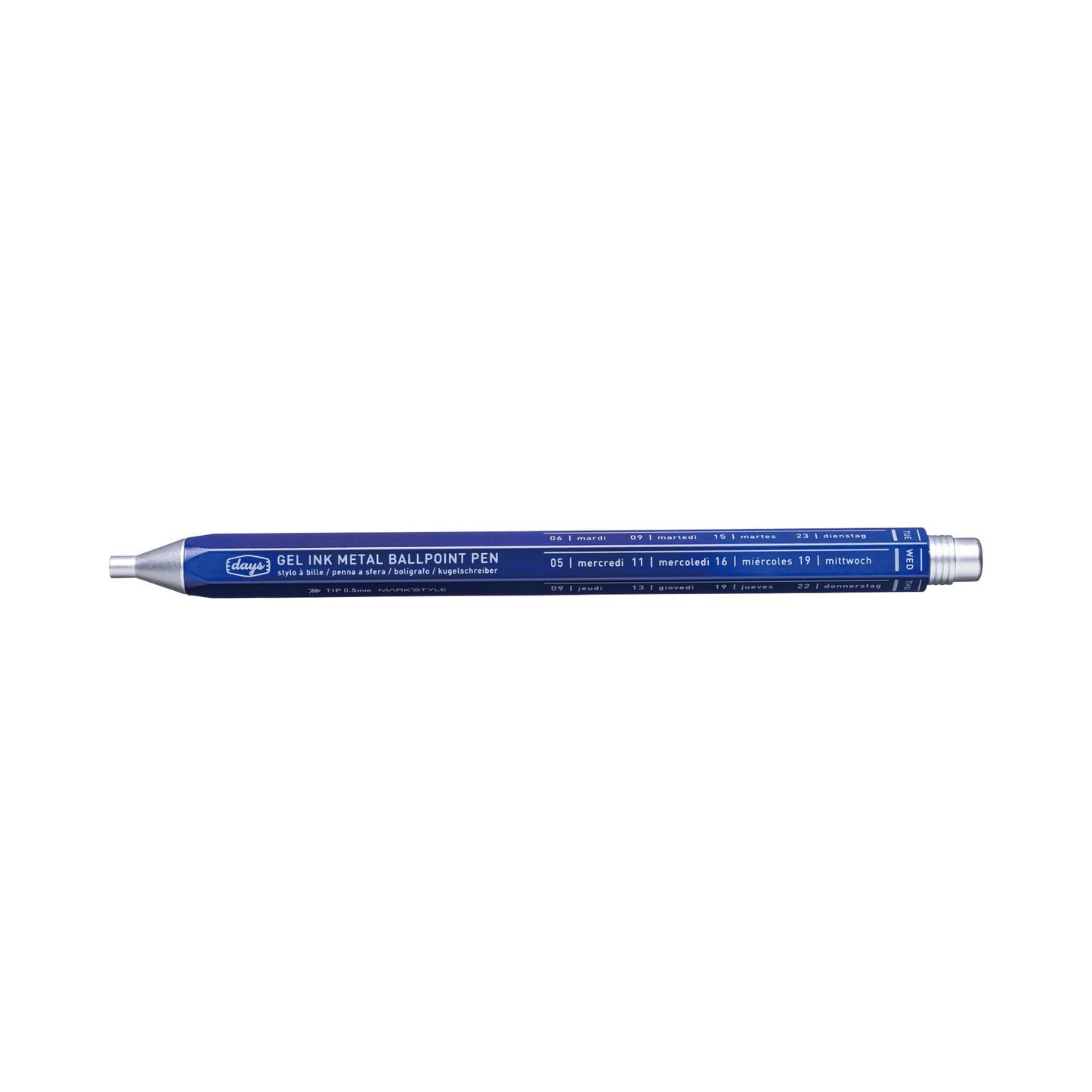 MARK'STYLE Days Aluminum Gel Pen 0.5mm