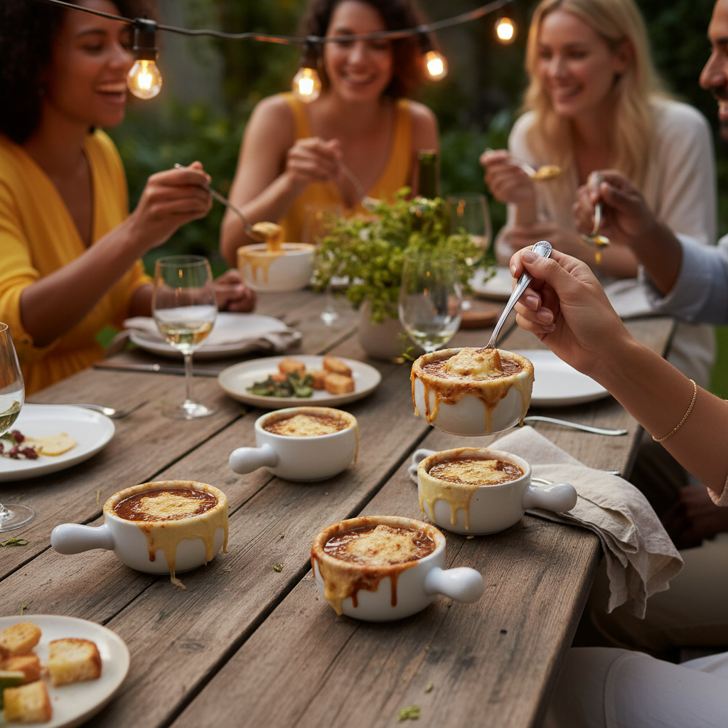 Vikko Lightning Mini Onion Soup Bowl with Handle 1.4 oz