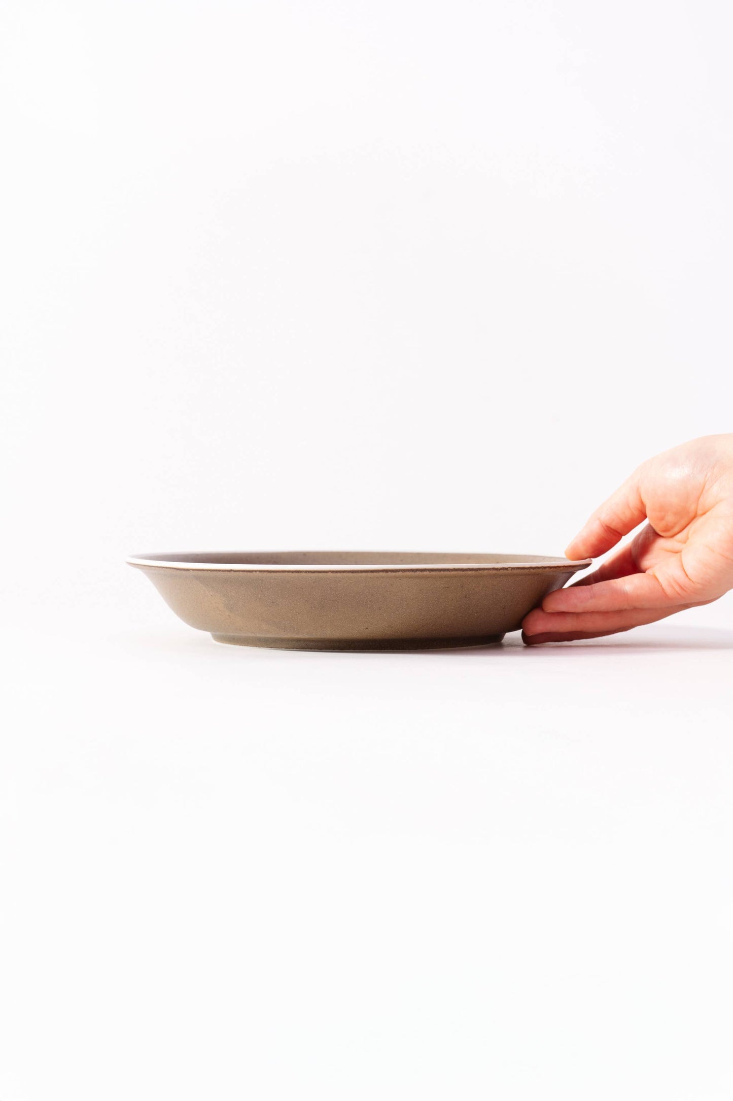 RIM WHITE LINE CURRY & PASTA PLATE