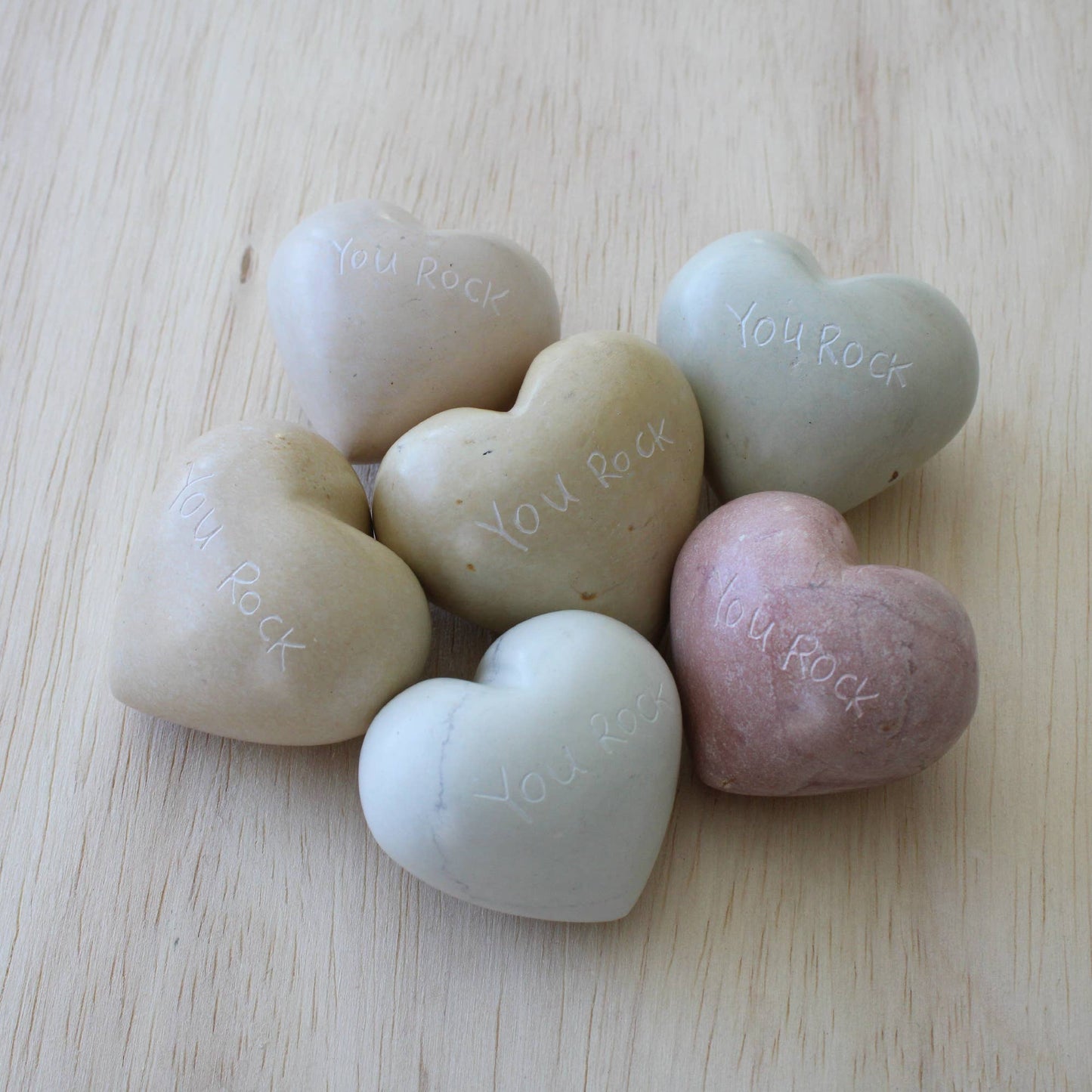 You Rock Hearts: Natural Stone Collection