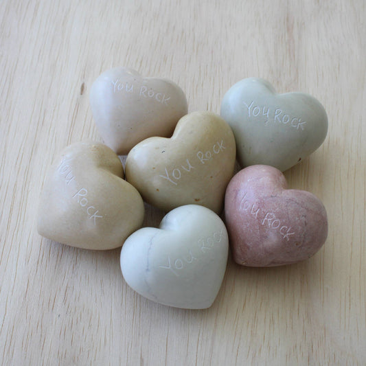 You Rock Hearts: Natural Stone Collection