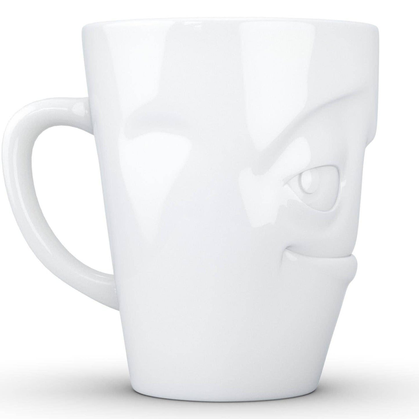 TASSEN Coffee Mug with Handle, Impish Face