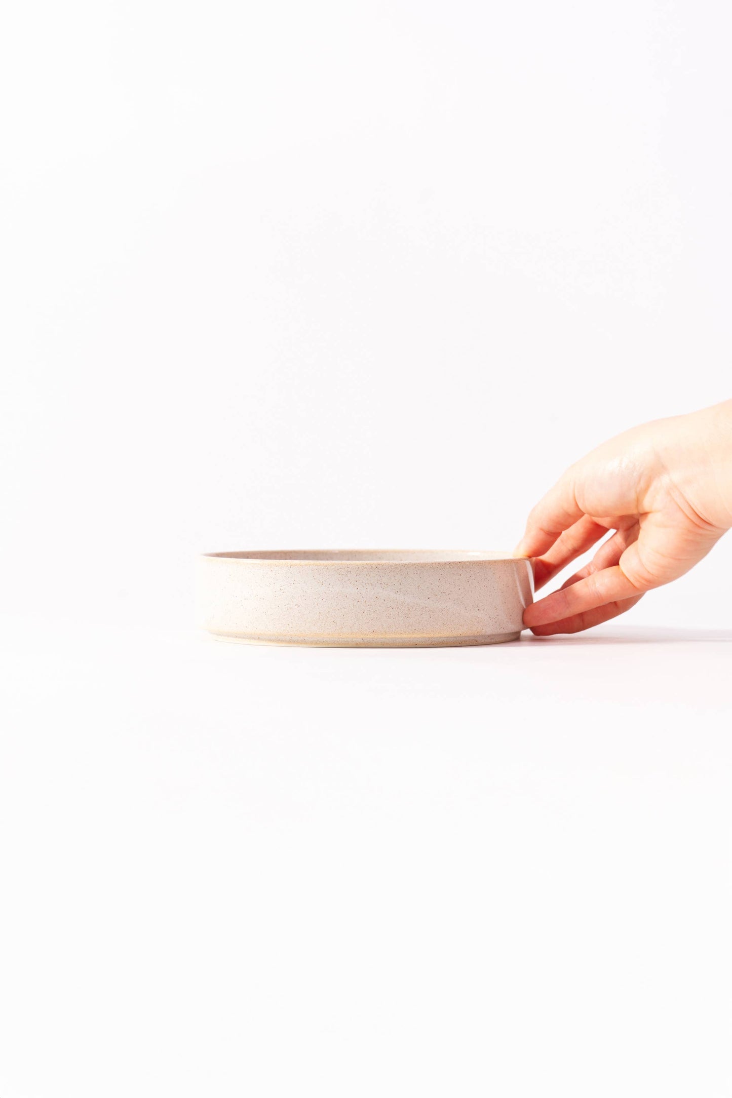 Mino Ware Stackable Organic Deep Plate Small