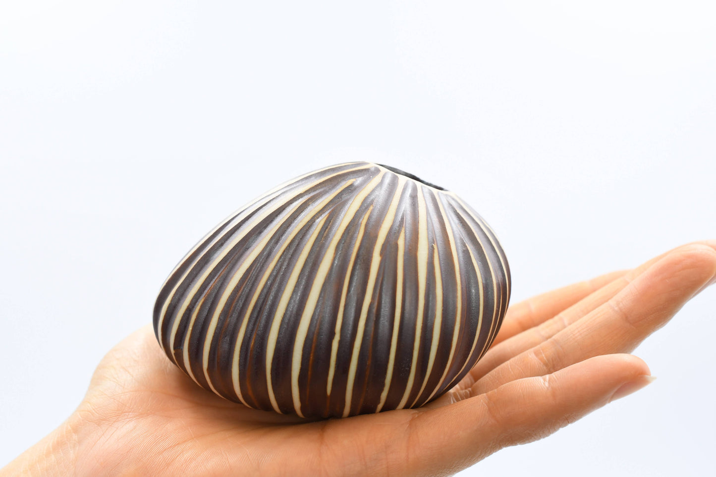 Pebble Mini Handcrafted Porcelain Bud Vase (159WH13)