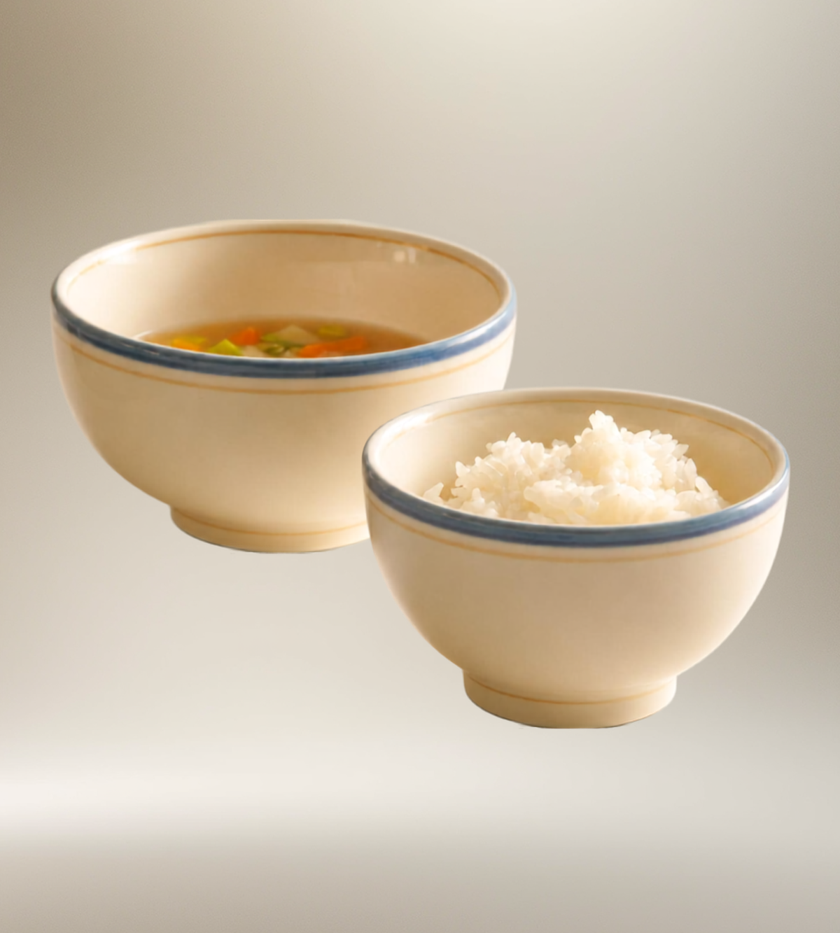 Syracuse Maple Series - Rice Bowl & Soup Bowl