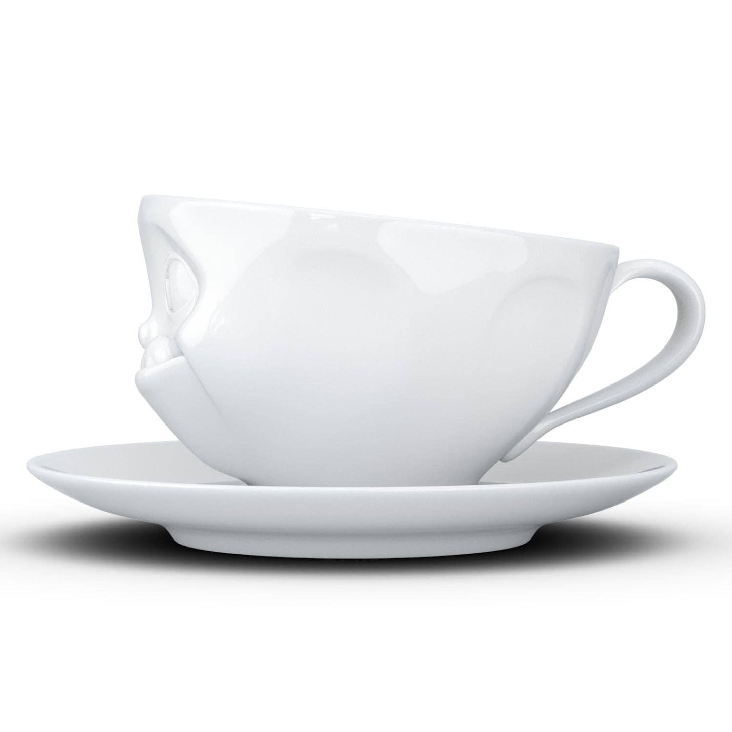 TASSEN Coffee Cup with Saucer, Tasty Face