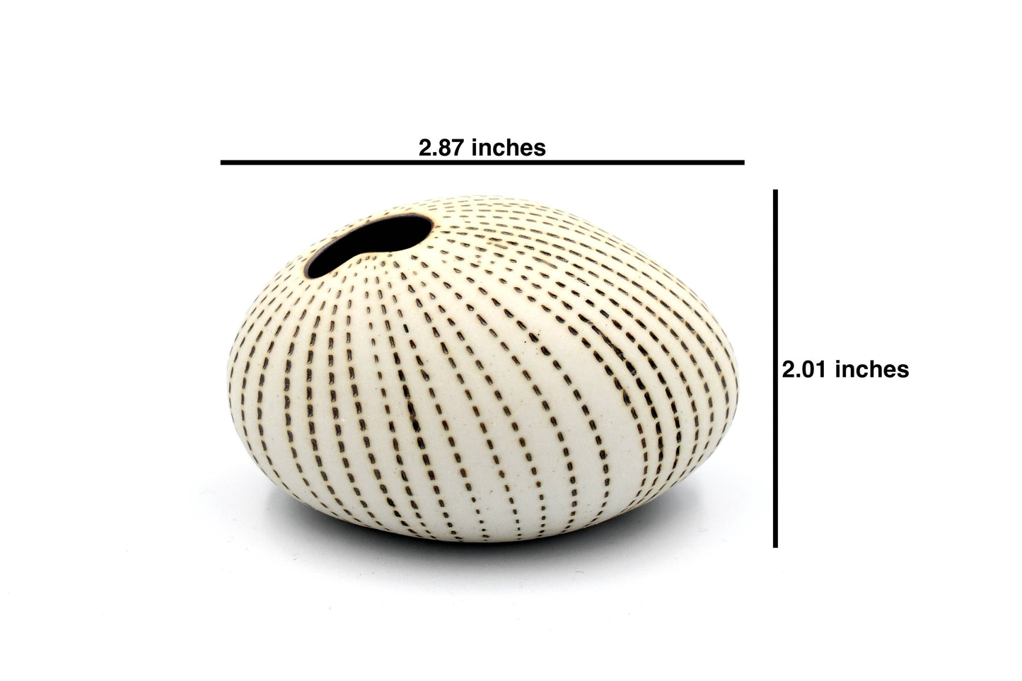 Pebble Mini Handcrafted Porcelain Bud Vase (159W23)