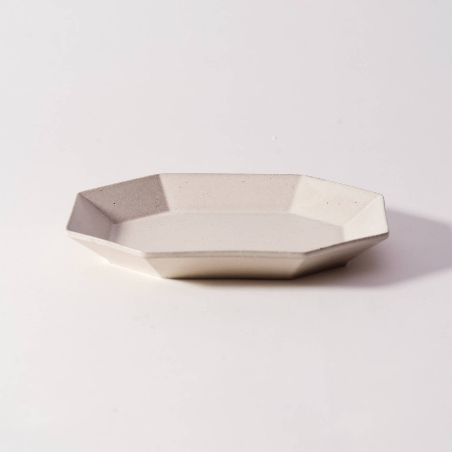 Mino Ware Octagon Oval Plate Small