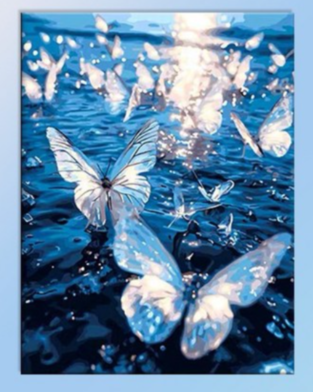 Butterfly Bliss – DIY Paint by Numbers Kit (with Frame)