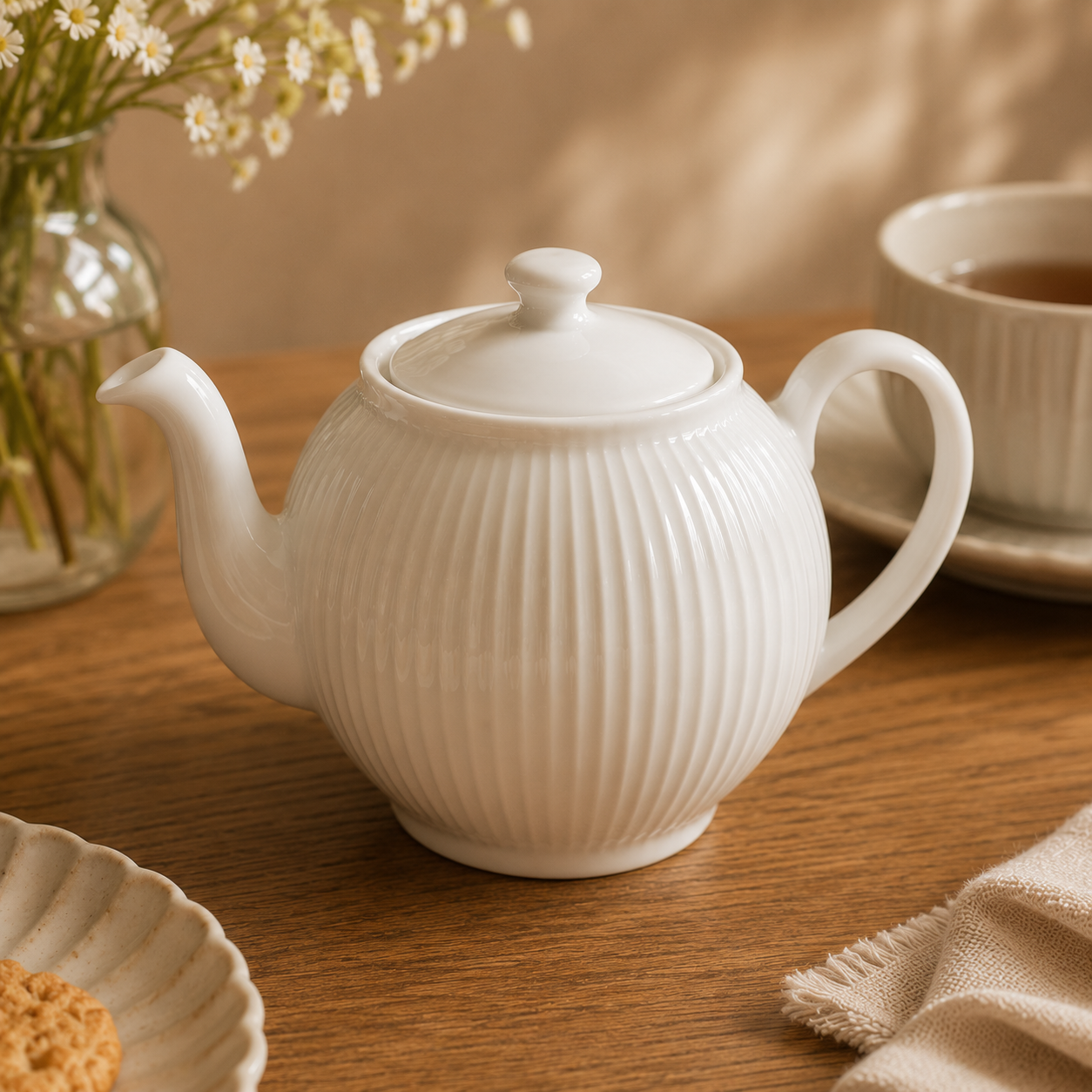 Plisse Teapot