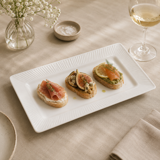 Plisse Rectangular Platter