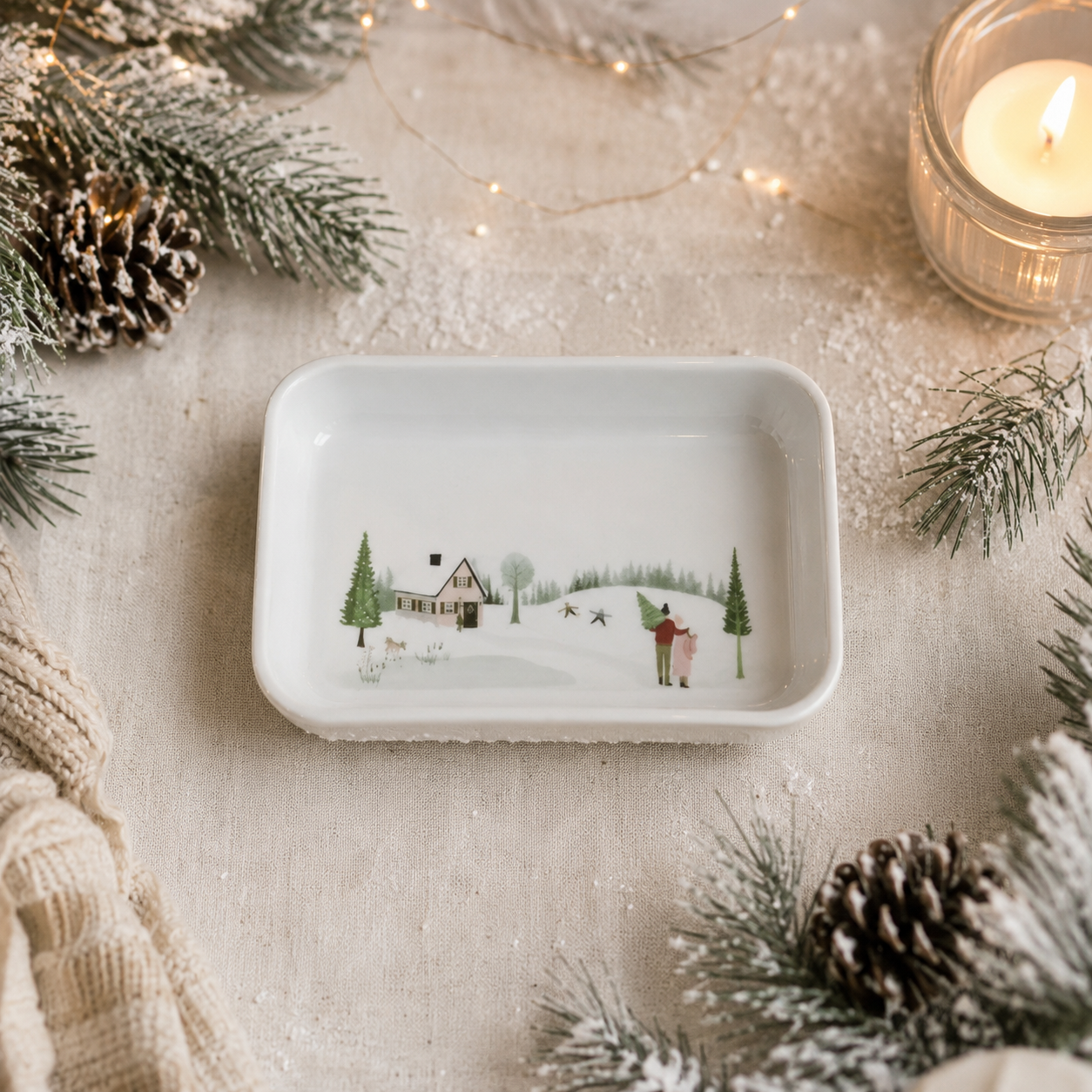 Winter Decor Plisse Tapas