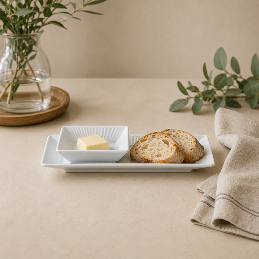 Plisse Square Dish
