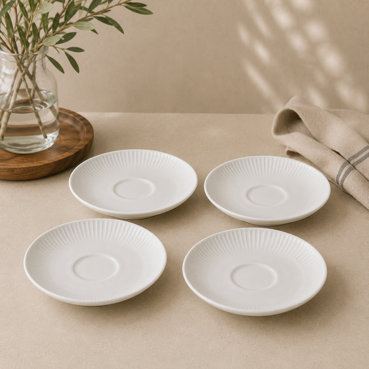 Plisse Saucers