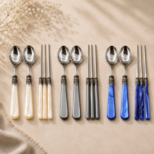EME Flatware Napoleon Spoon & Chopsticks 4pcs