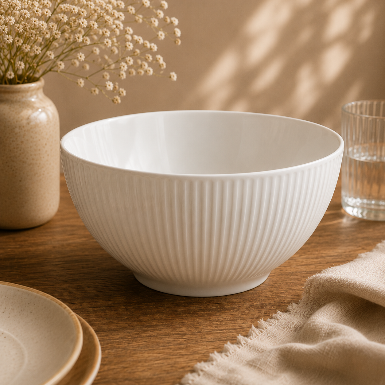 Plisse Serving Bowls