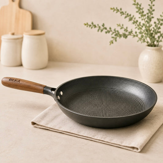 BEKA Seasoned Cast Iron Frying Pan