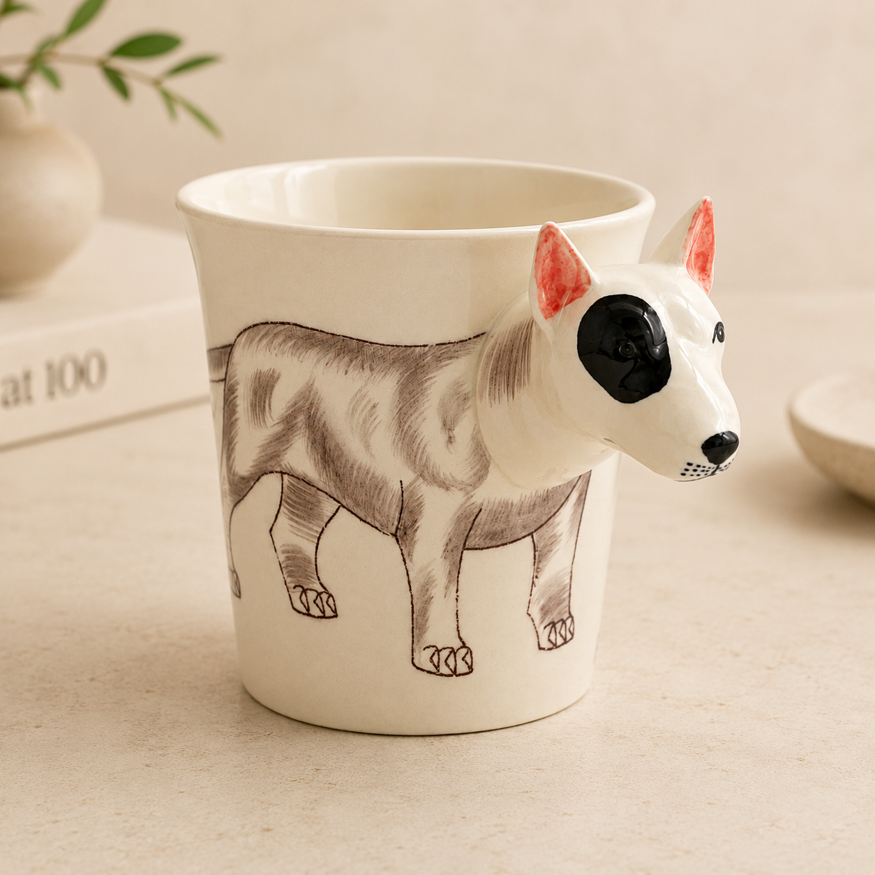 Animal Hand-Painted Ceramic Mug
