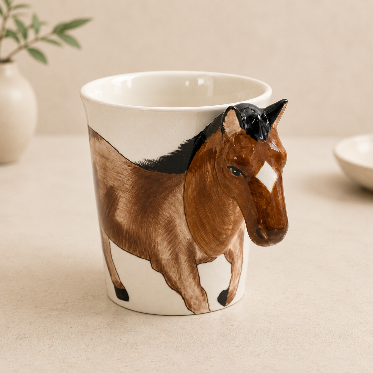 Animal Hand-Painted Ceramic Mug