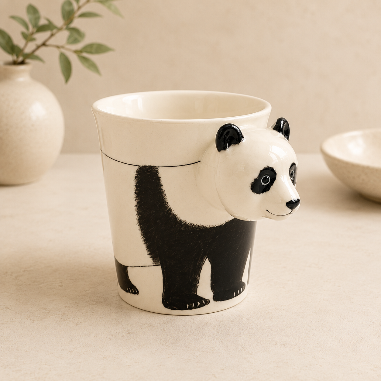 Animal Hand-Painted Ceramic Mug