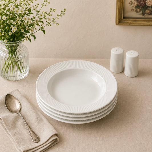 Plisse Soup & Pasta Plate (4)