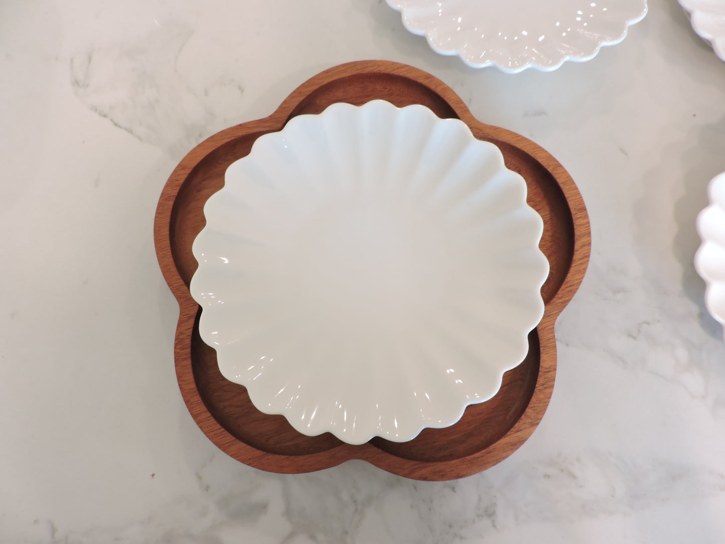Nature Series Floral Rim Plate 6" Set of 4