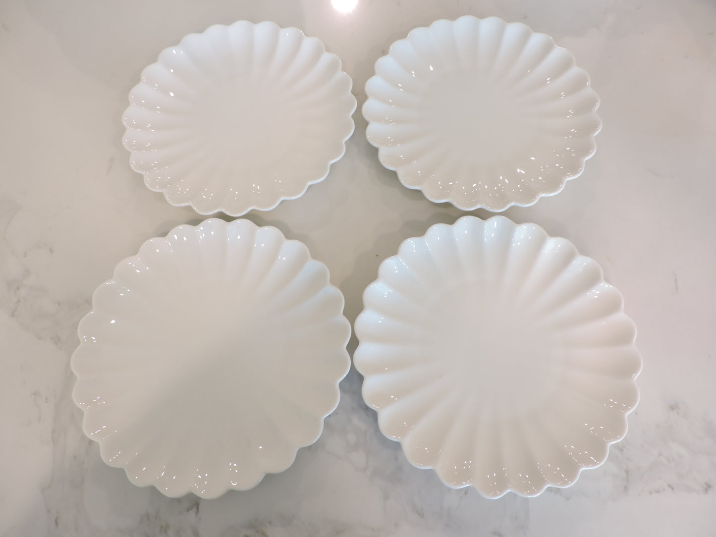 Nature Series Floral Rim Plate 7" Set of 4