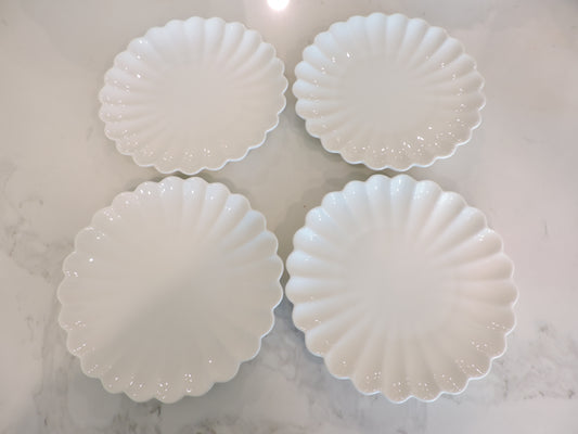 Nature Series Floral Rim Plate 7" Set of 4
