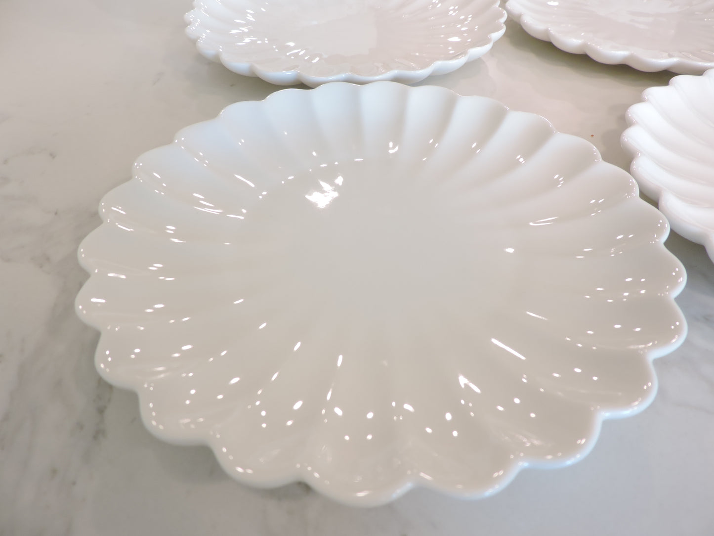 Nature Series Floral Rim Plate 7" Set of 4