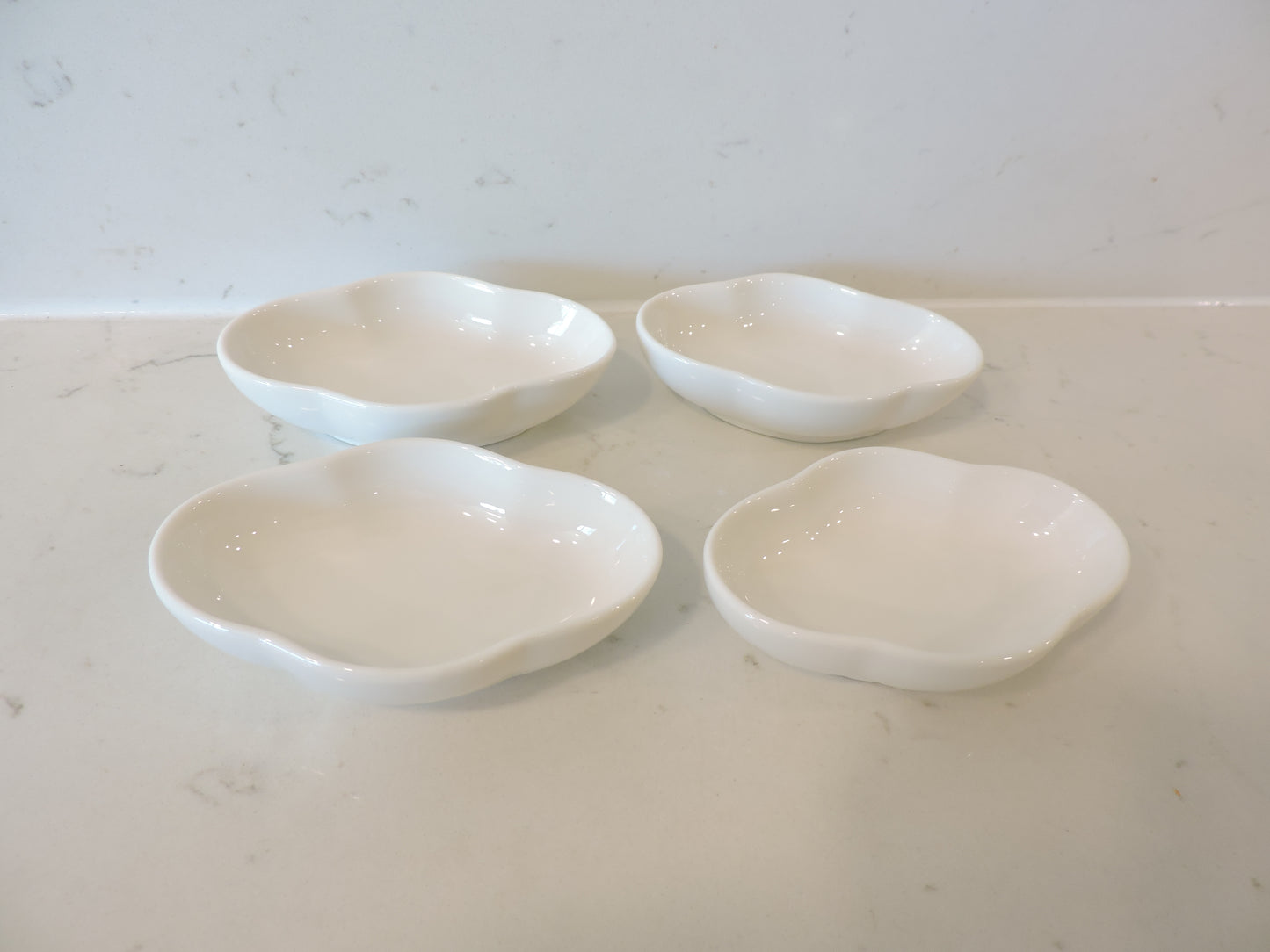 Nature Series Floral Rim Cloud Sauce Bowl Set of 4
