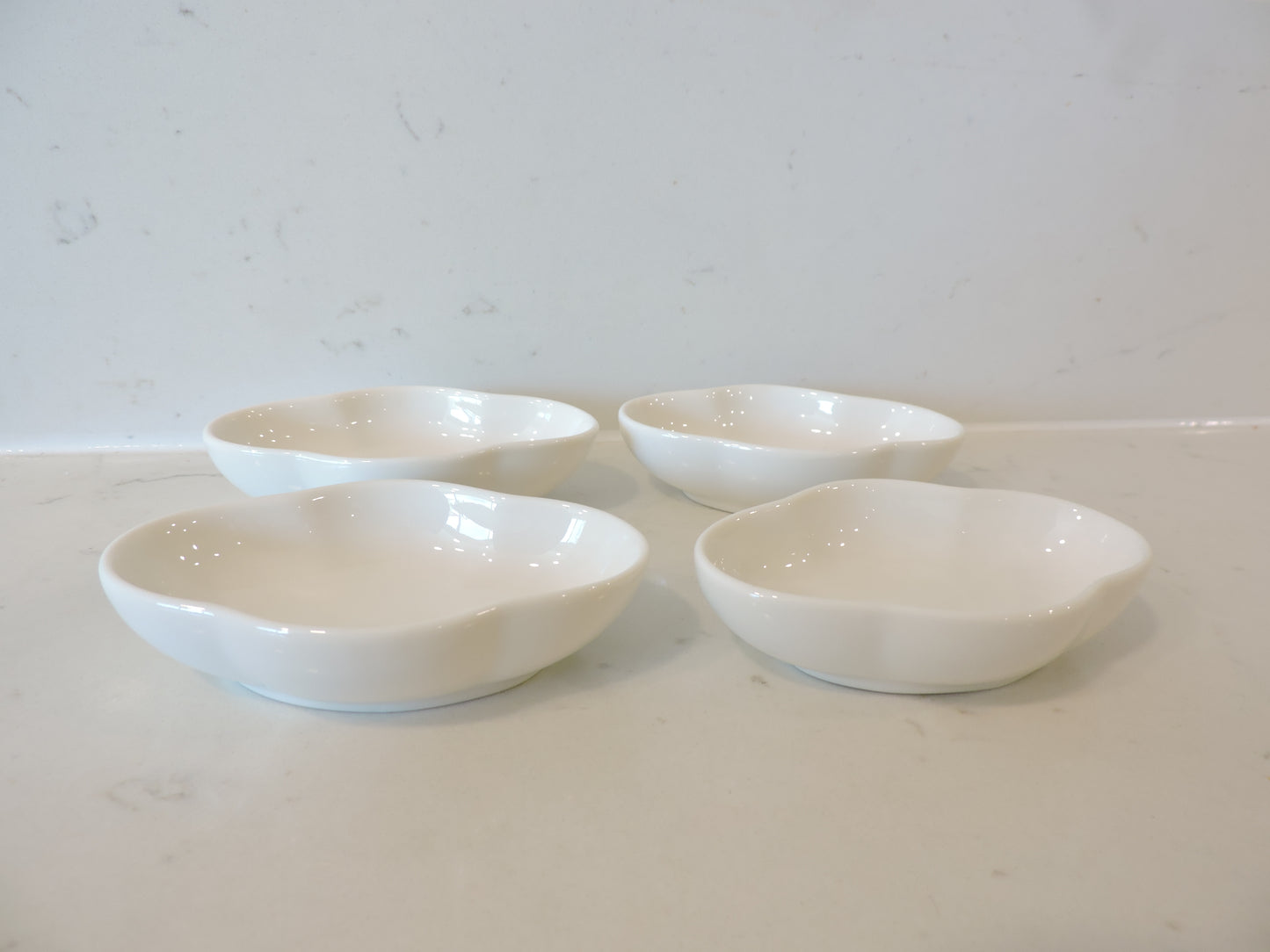 Nature Series Floral Rim Cloud Sauce Bowl Set of 4