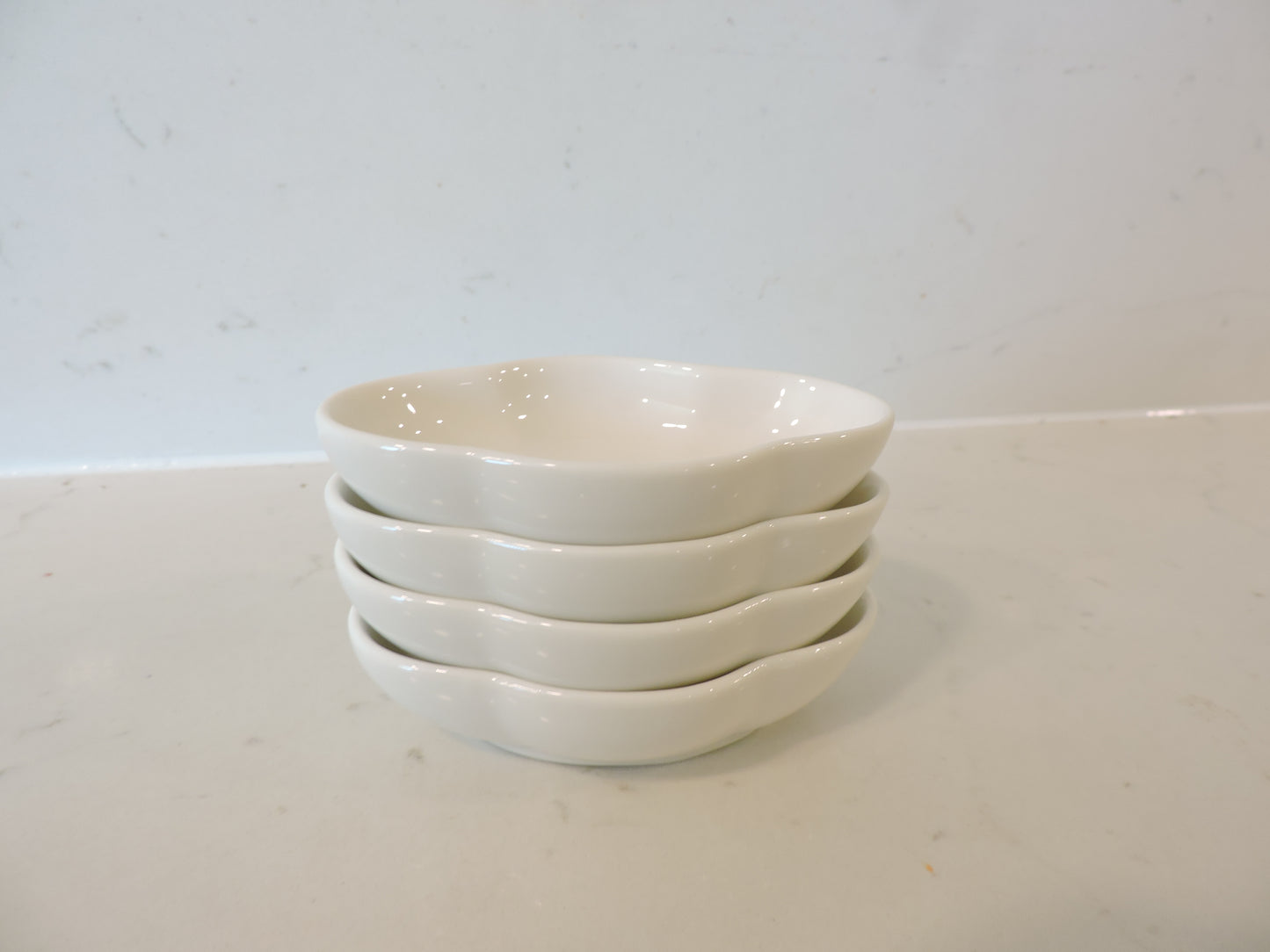 Nature Series Floral Rim Cloud Sauce Bowl Set of 4