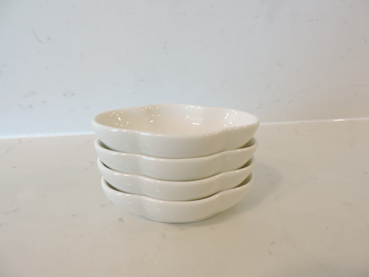Nature Series Floral Rim Cloud Sauce Bowl Set of 4
