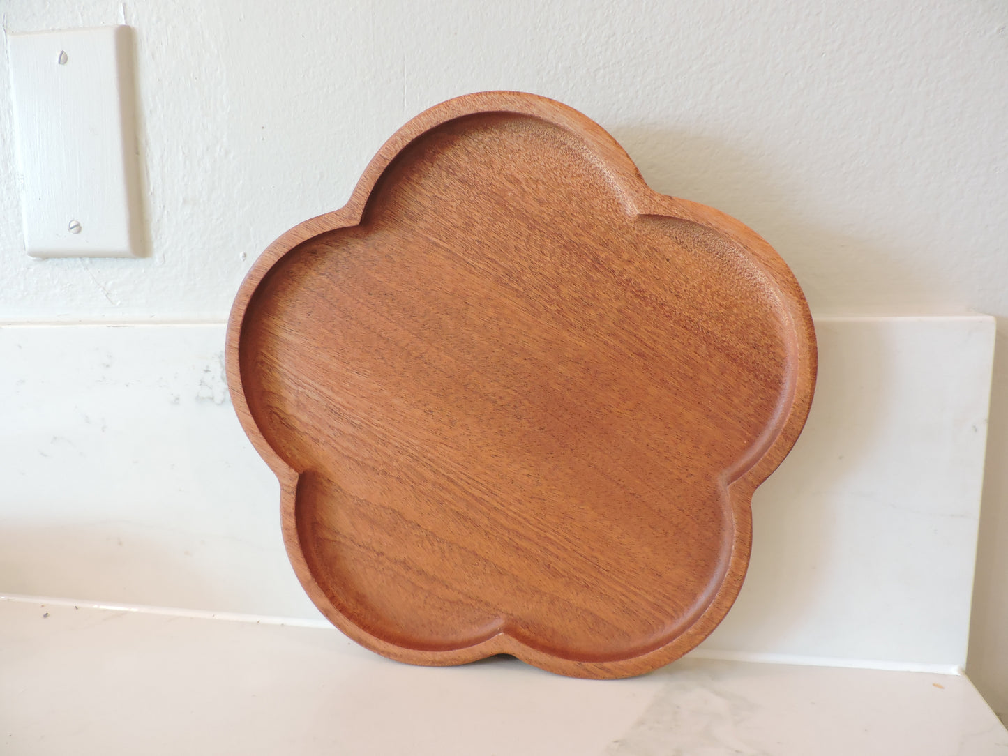 Acacia Wood Flower Petal Tray