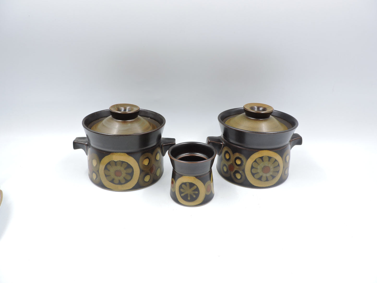 Denby Arabesque Stoneware Soup Bowl with Handles Set of 2